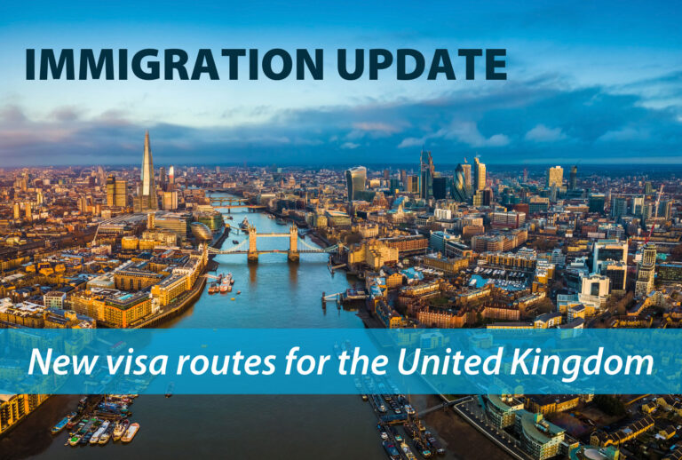 Home Office announce new visa routes for the United Kingdom