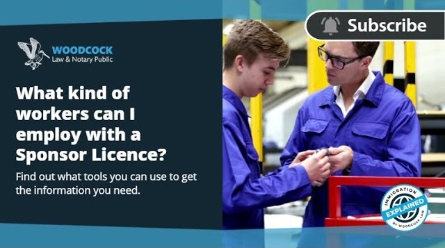 Sponsor Licences - What kind of workers can I employ with a Sponsor Licence? Video