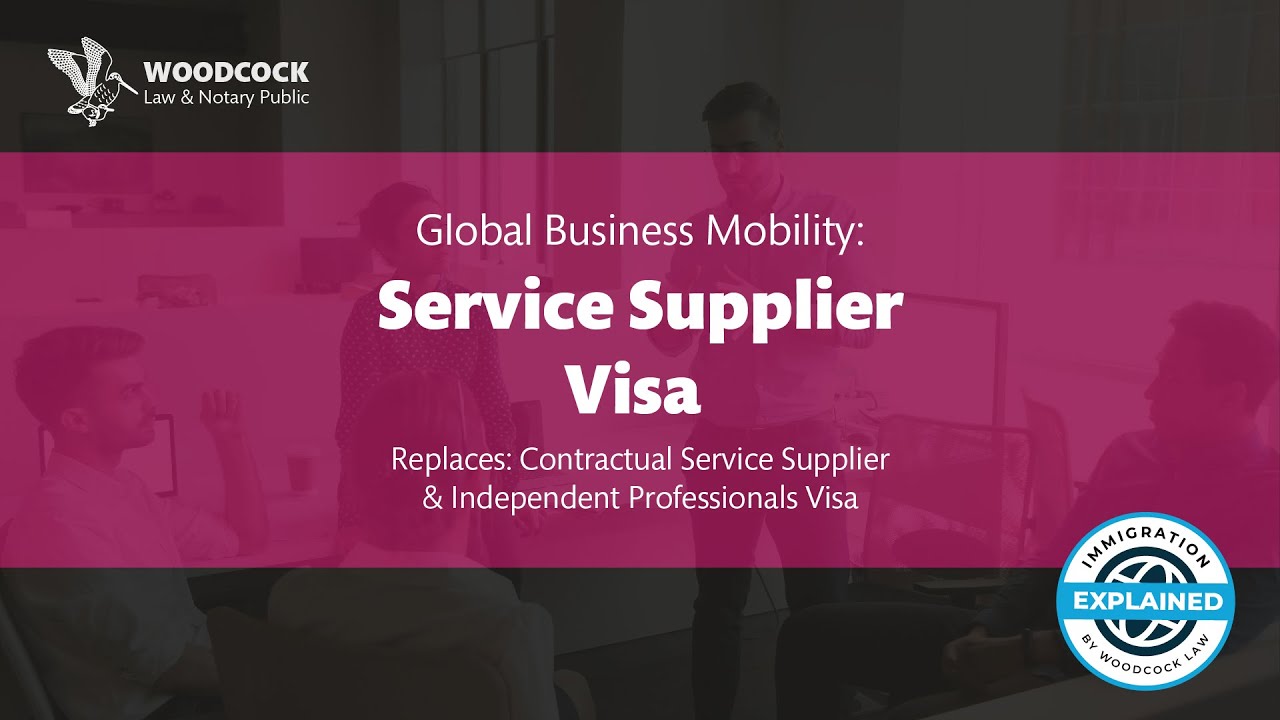 Explained: Service Supplier Visa Video