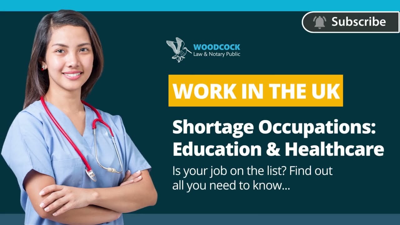 Shortage Occupations - Education and Healthcare Video
