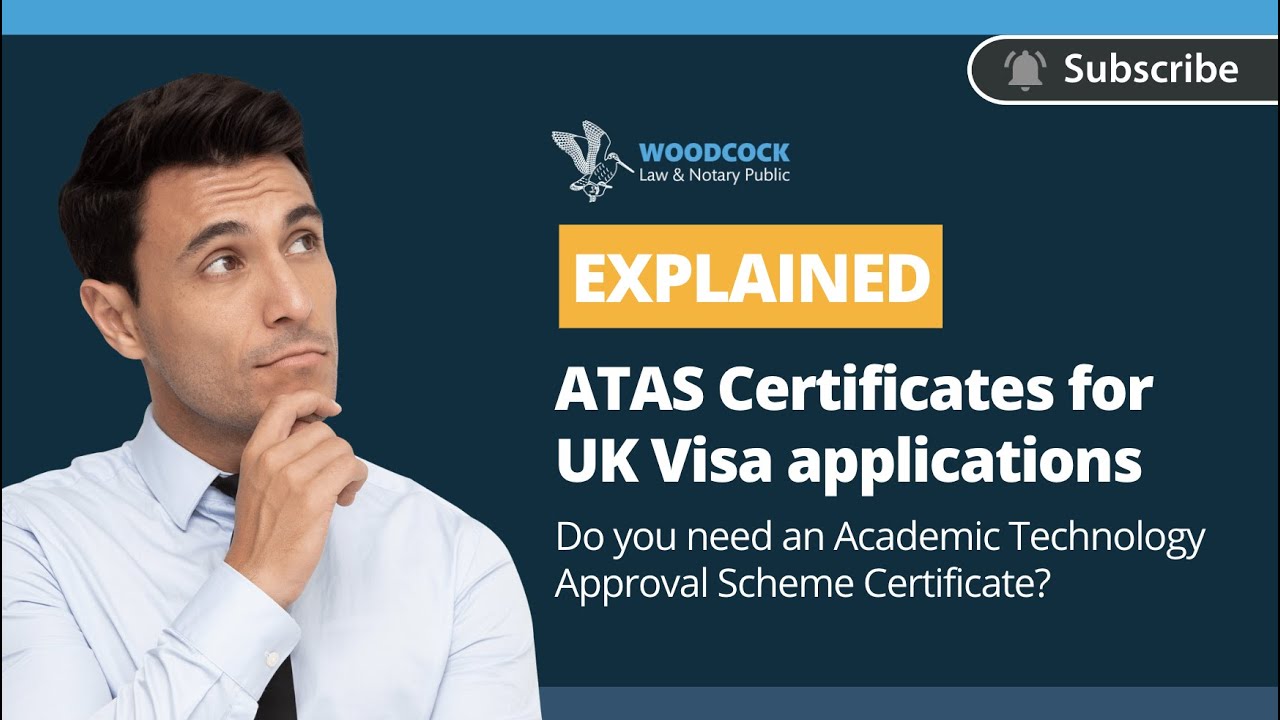ATAS Certification - UK Visa - Video