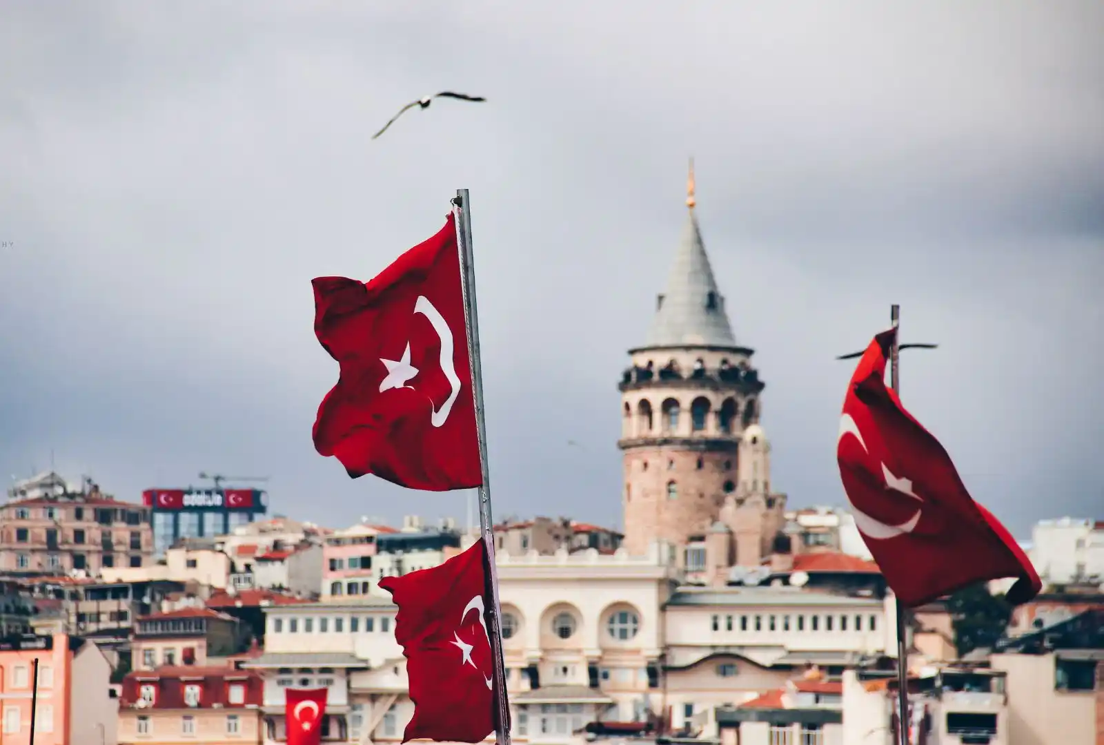 Turkish flag to represent the UK's deal to tackle illegal migration